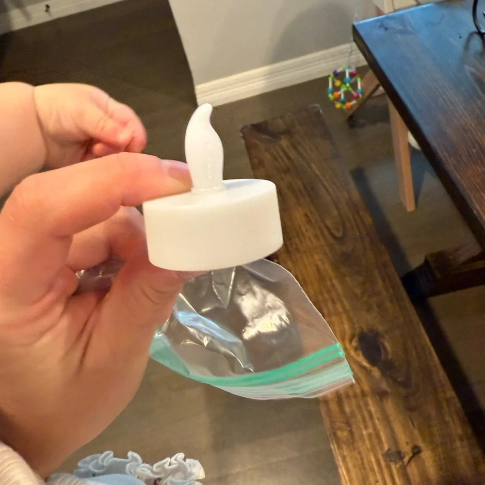 White LED Flameless Tea Light Candles